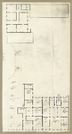 108671 Plattegrond van een gedeelte van de gebouwen aan de Drift (rechts), Wittevrouwenstraat (onder) en Keizerstraat ...